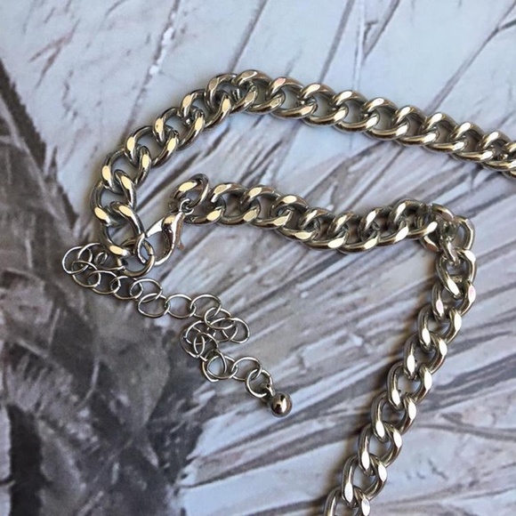 Striking Art Deco Design Costume Jewellery Waterfall Evening Necklace - Picture 3 of 4